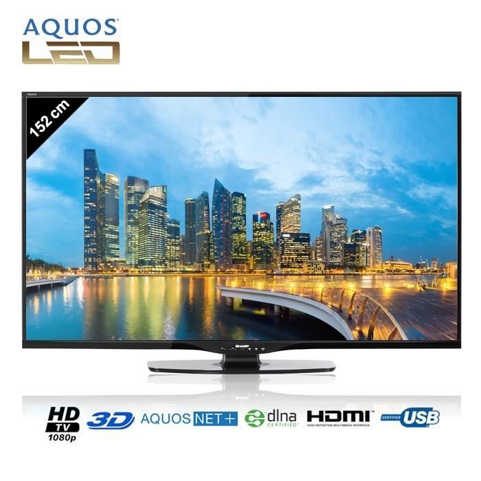 SHARP LC-60LE652E Smart TV 3D 152 cm