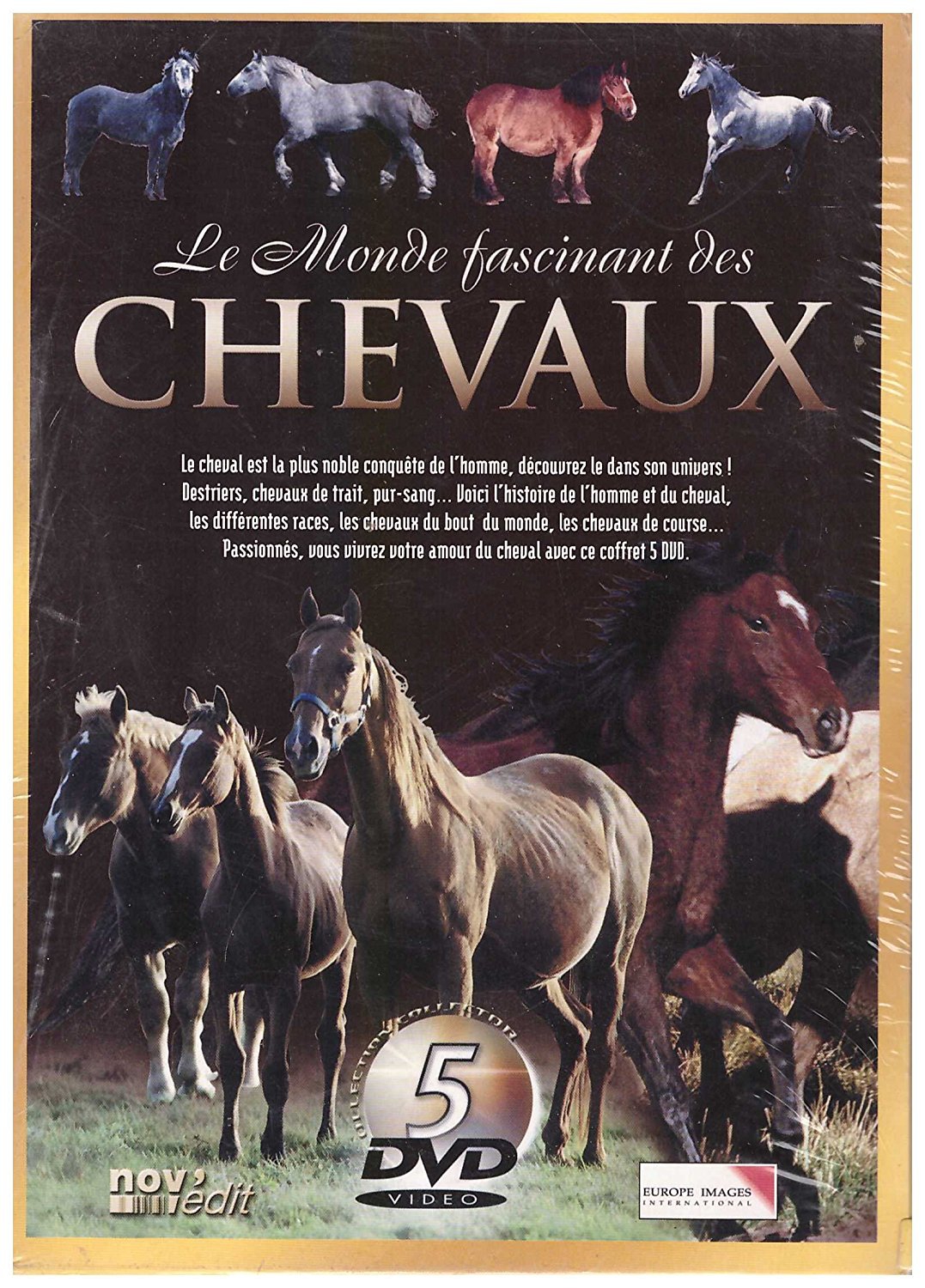 dvd le monde fascinant des chevaux