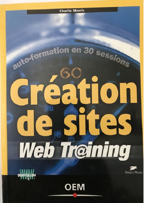 livre création de sites web training
