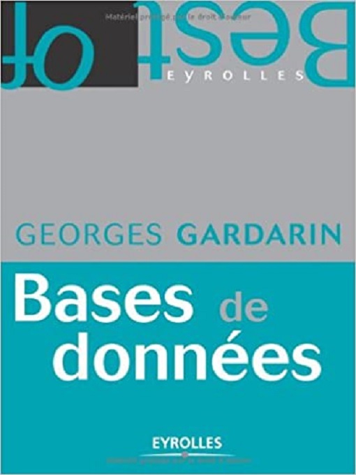 livre bases de données georges gardarin