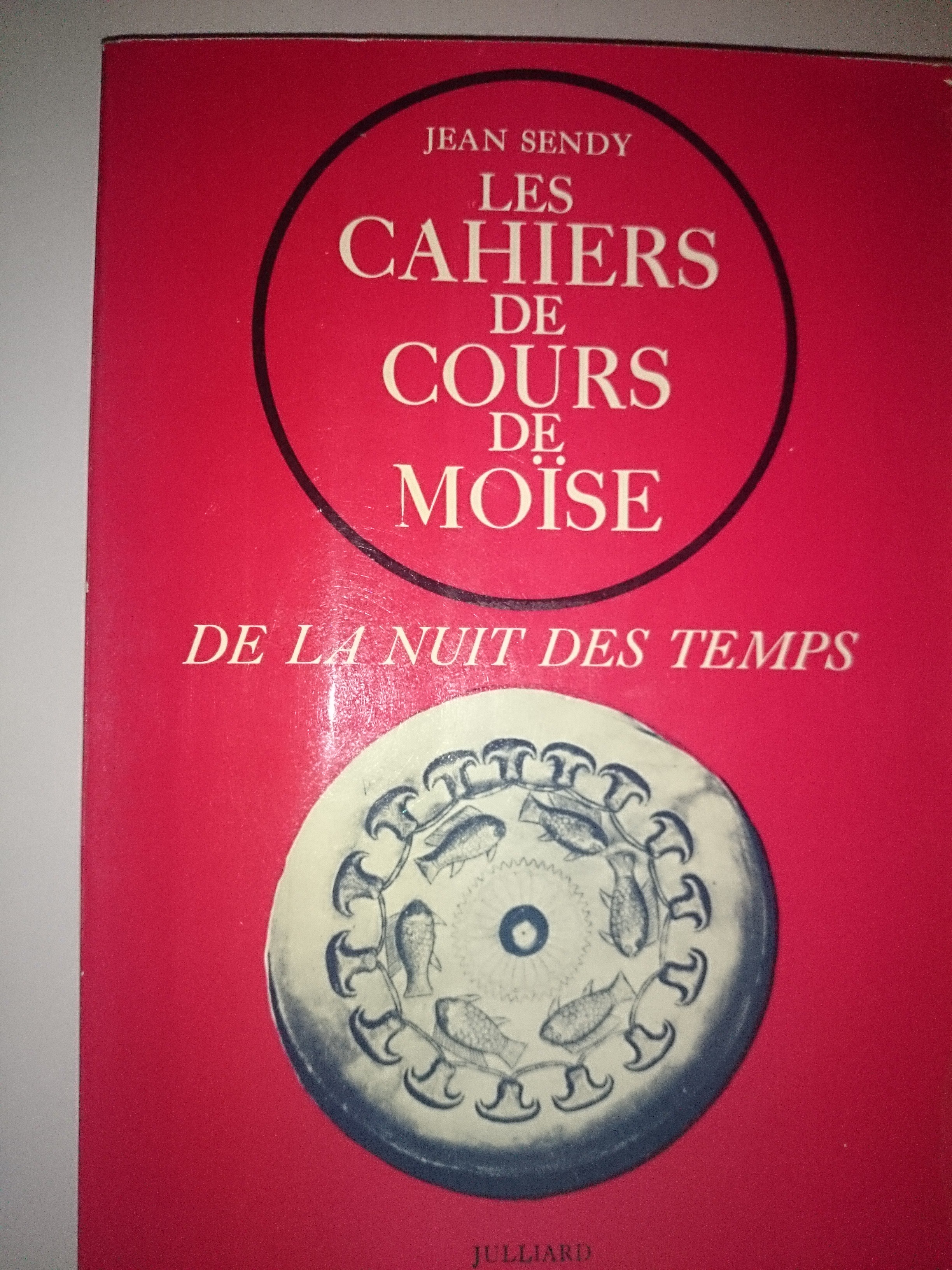 livre le cahiers de cours de moïse