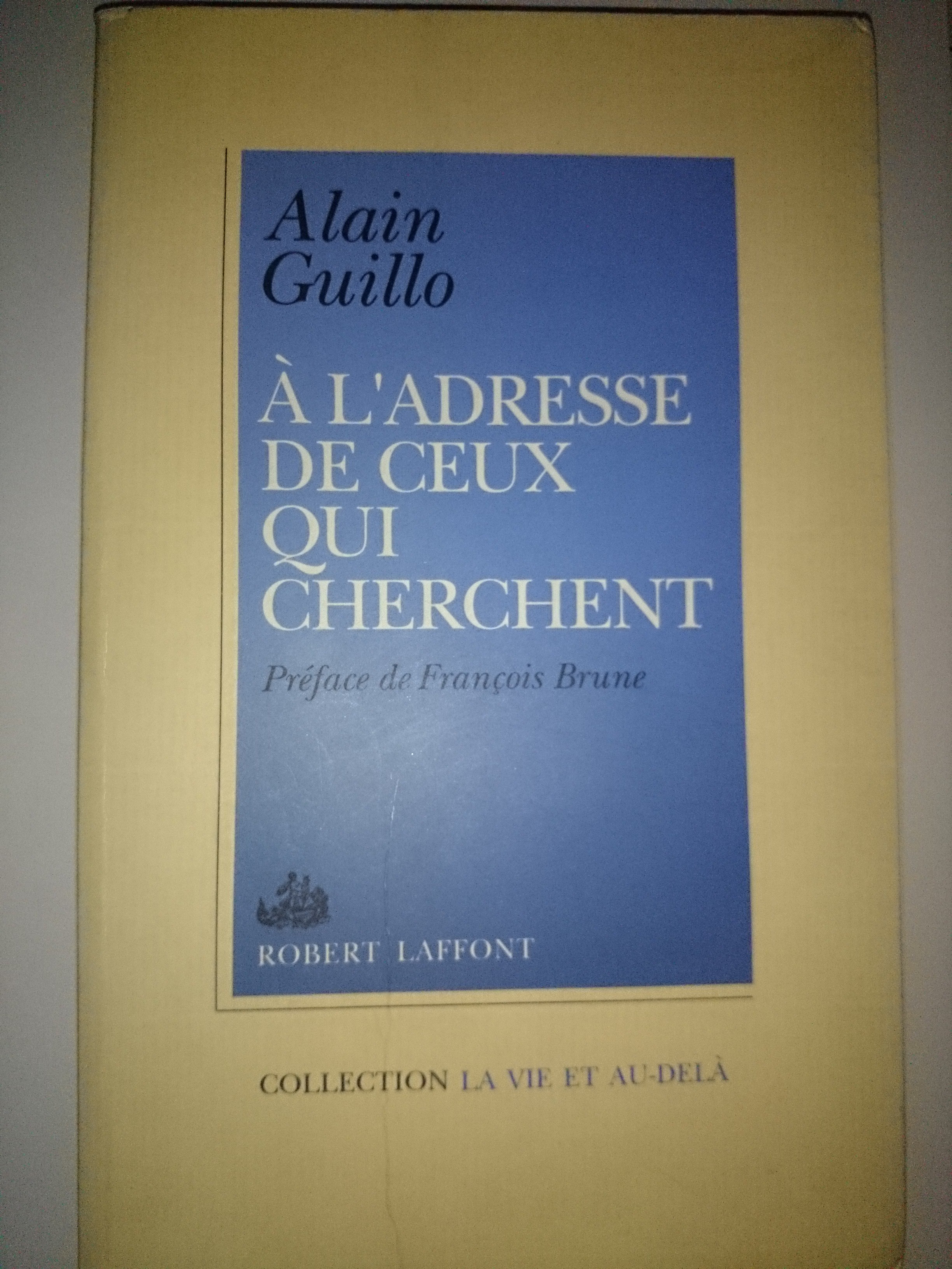 livre à l'adresse de ceux qui cherchent