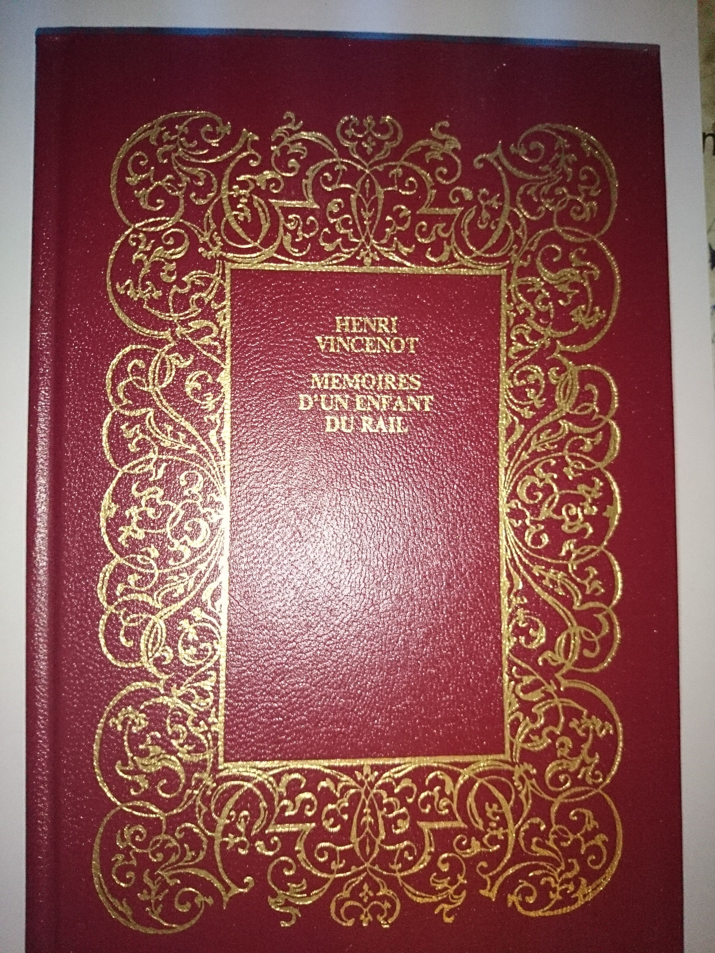 livre mémoire d'un enfant du rail
