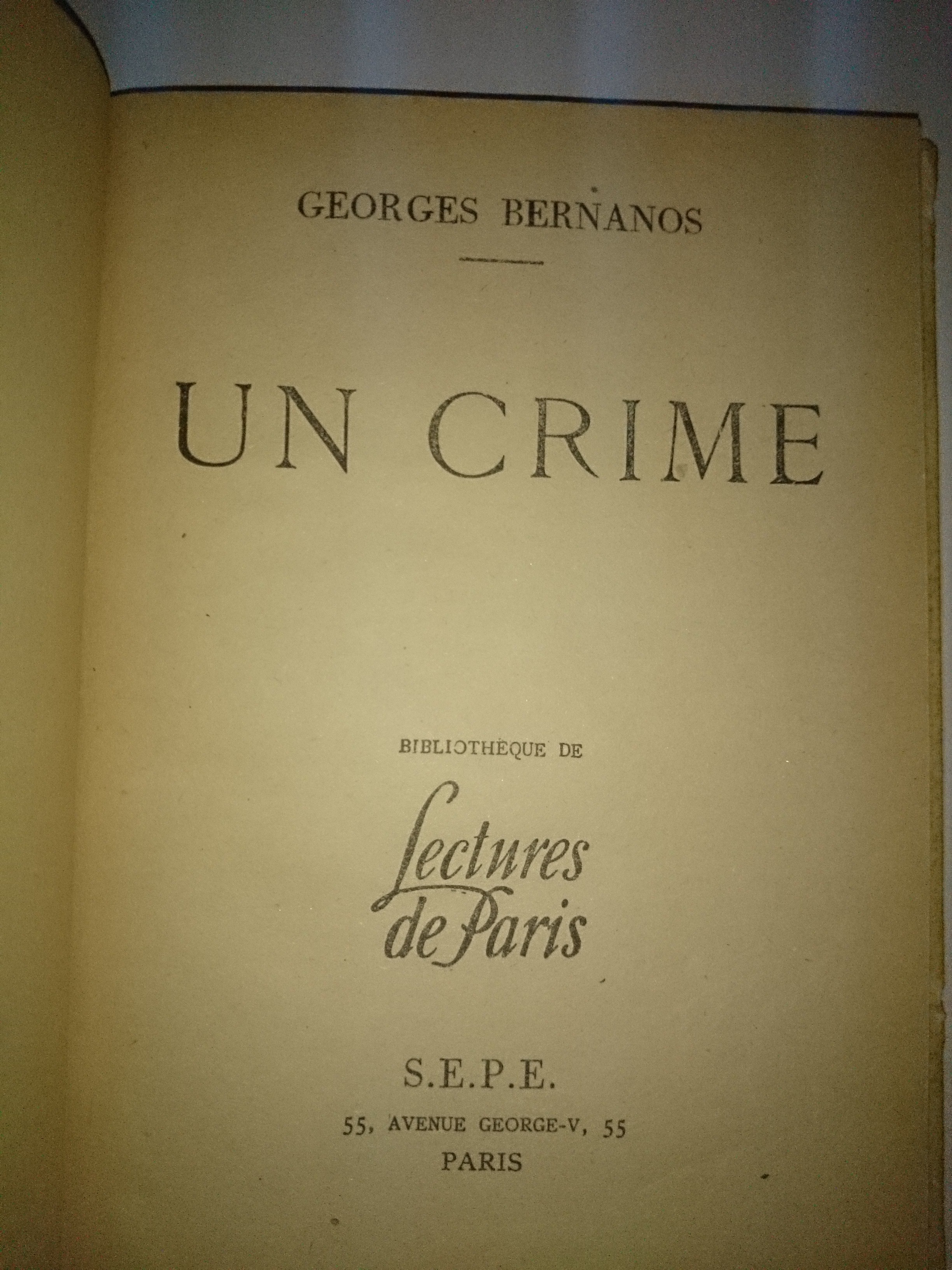 livre un crime