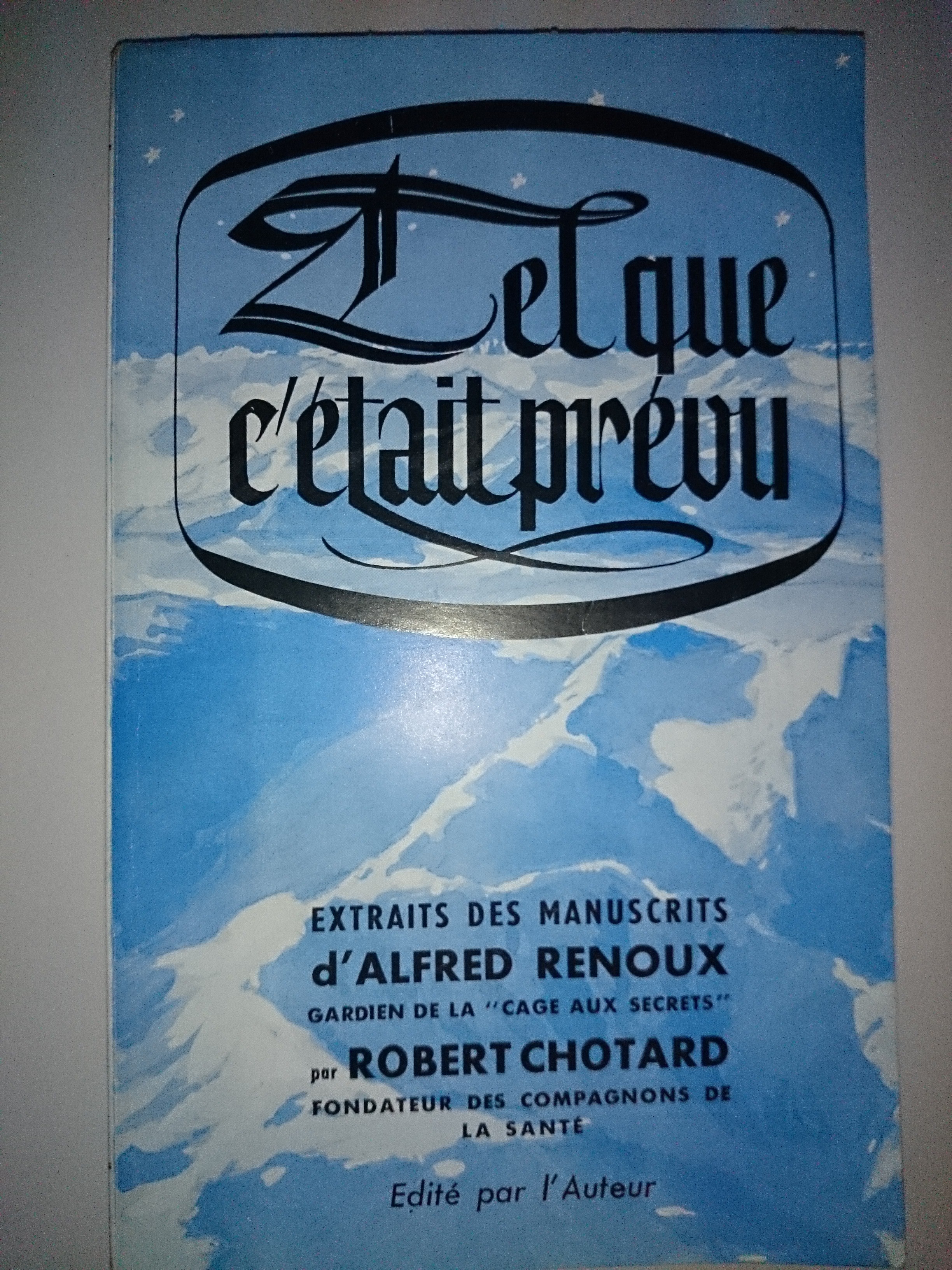 livre tel que c'était prévu