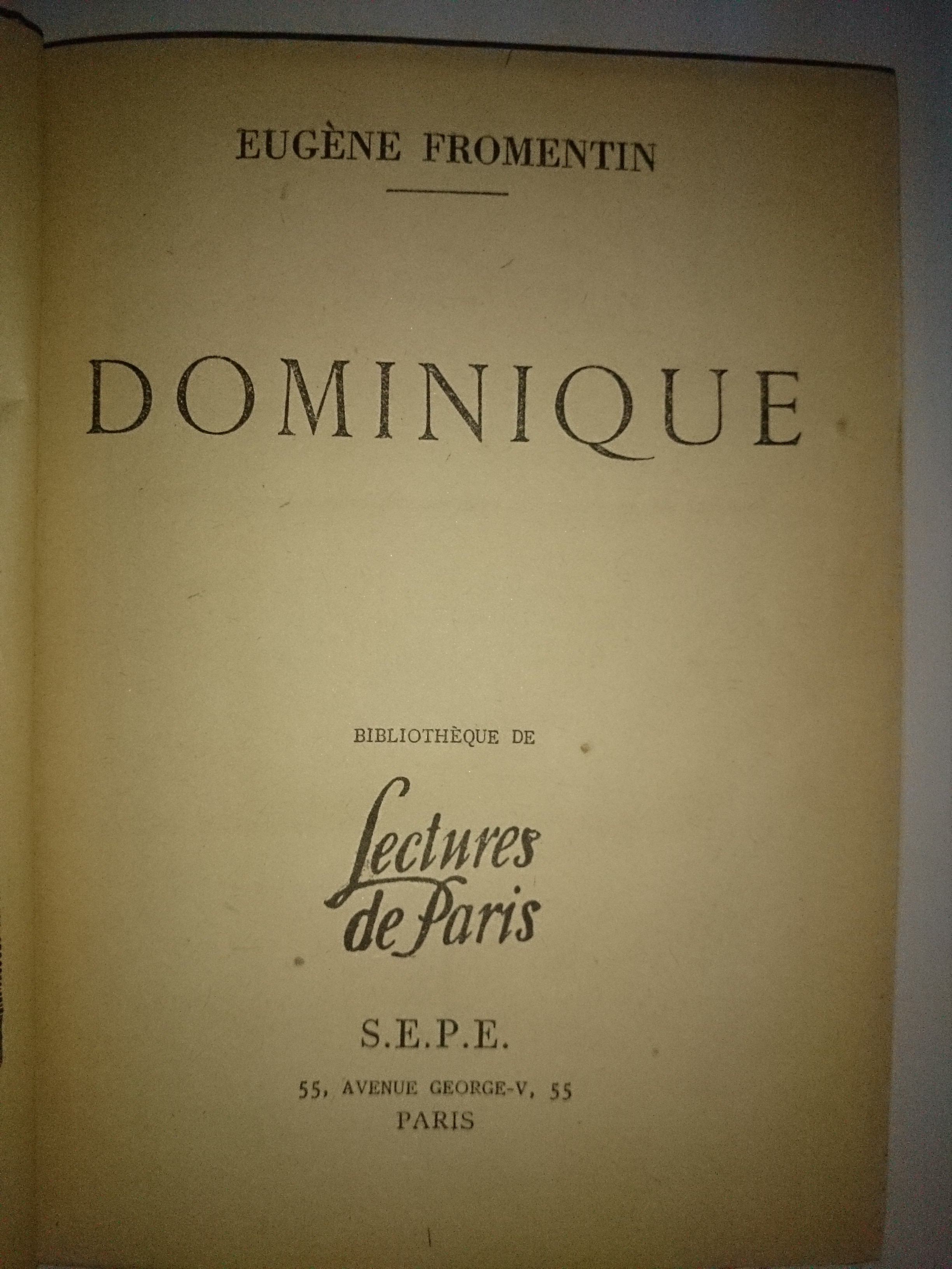 livre dominique