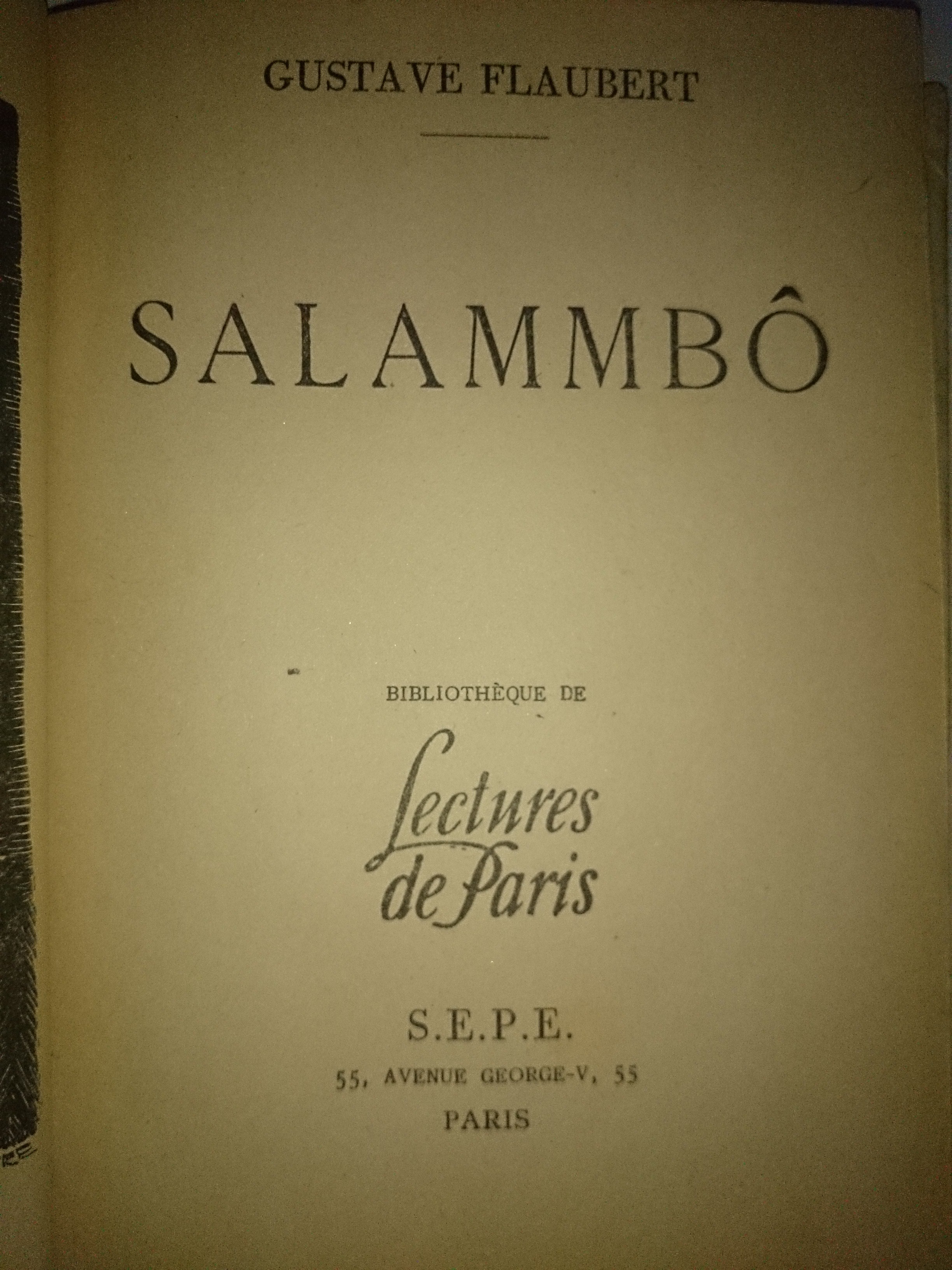 livre salammbô