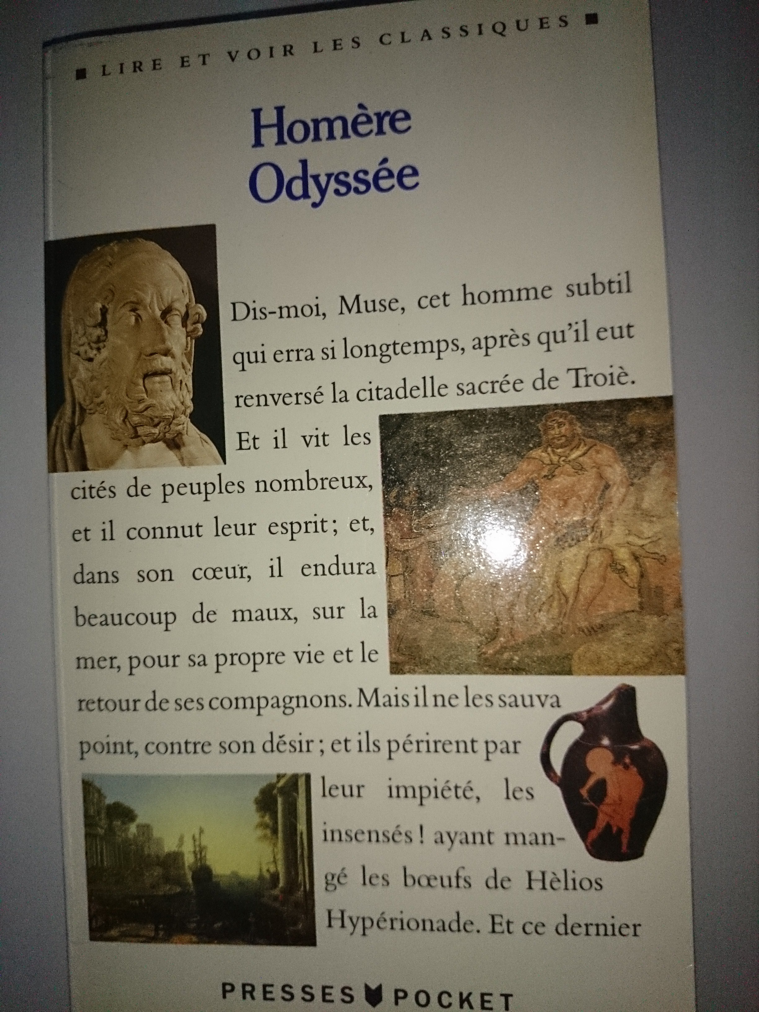 livre homère odyssée