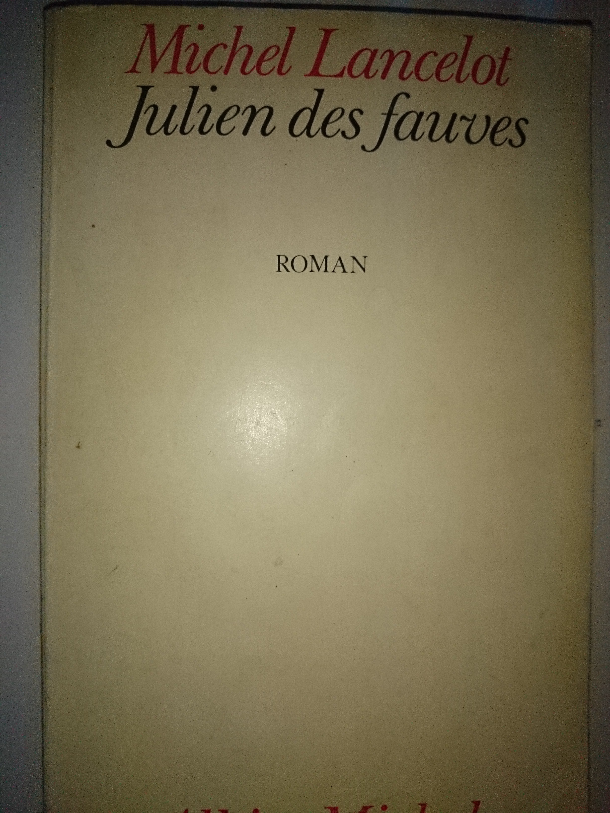 livre julien des fauves