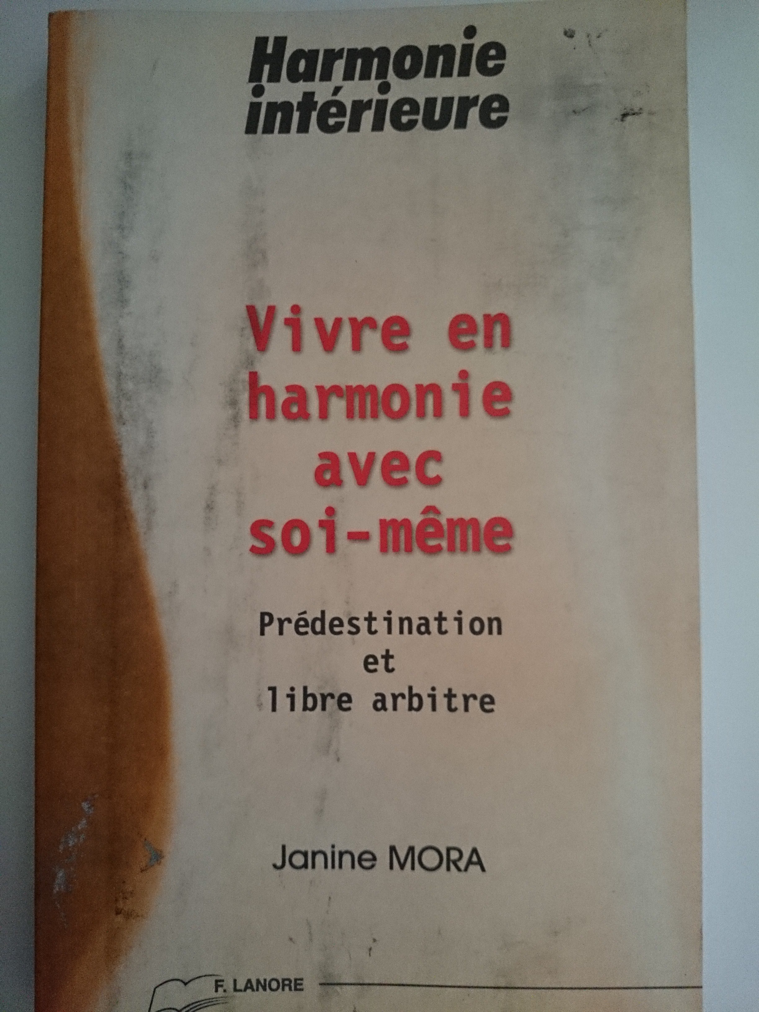 livre vivre en harmonie avec soi-même