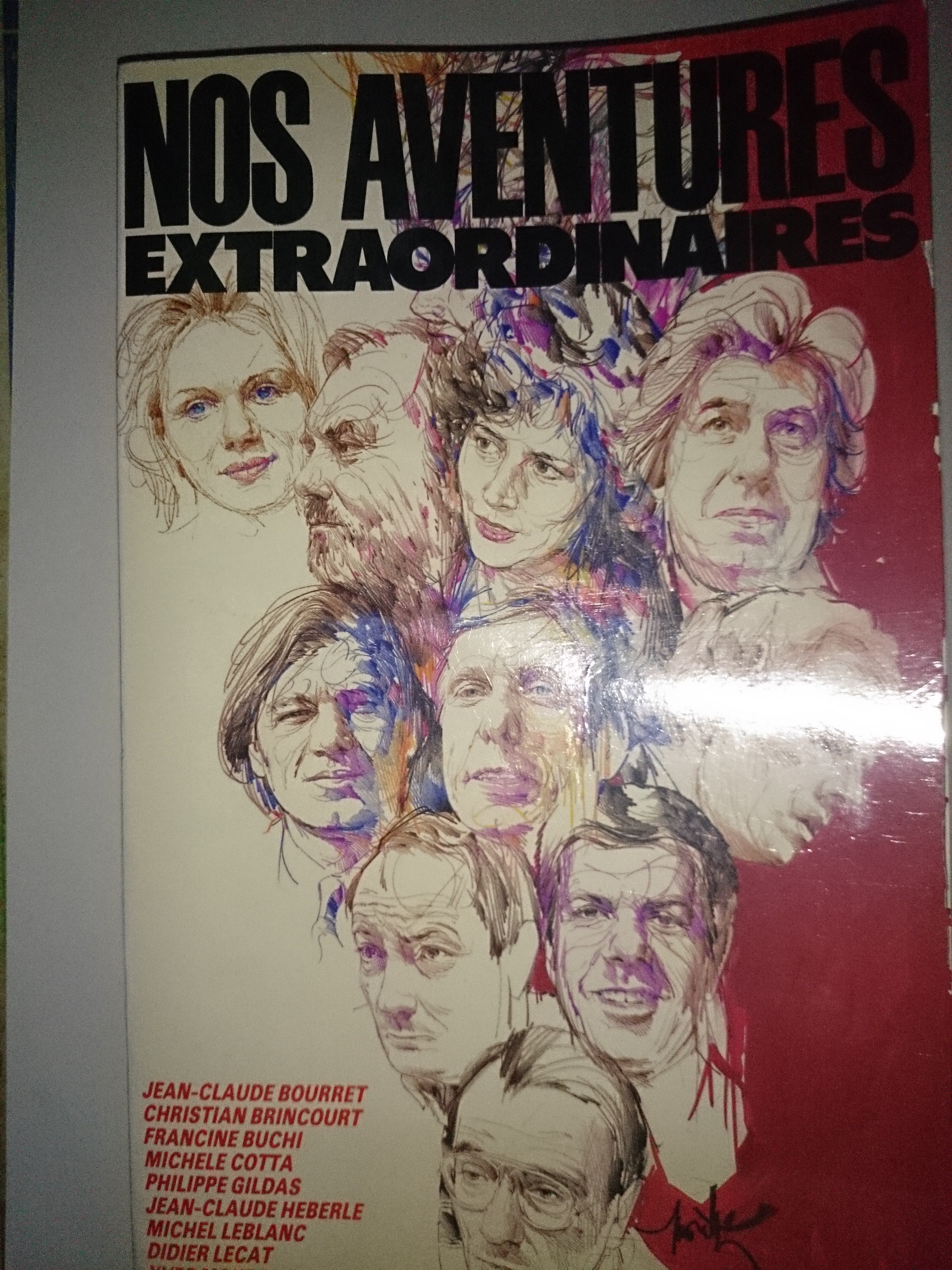 livre nos aventures extraordinaires