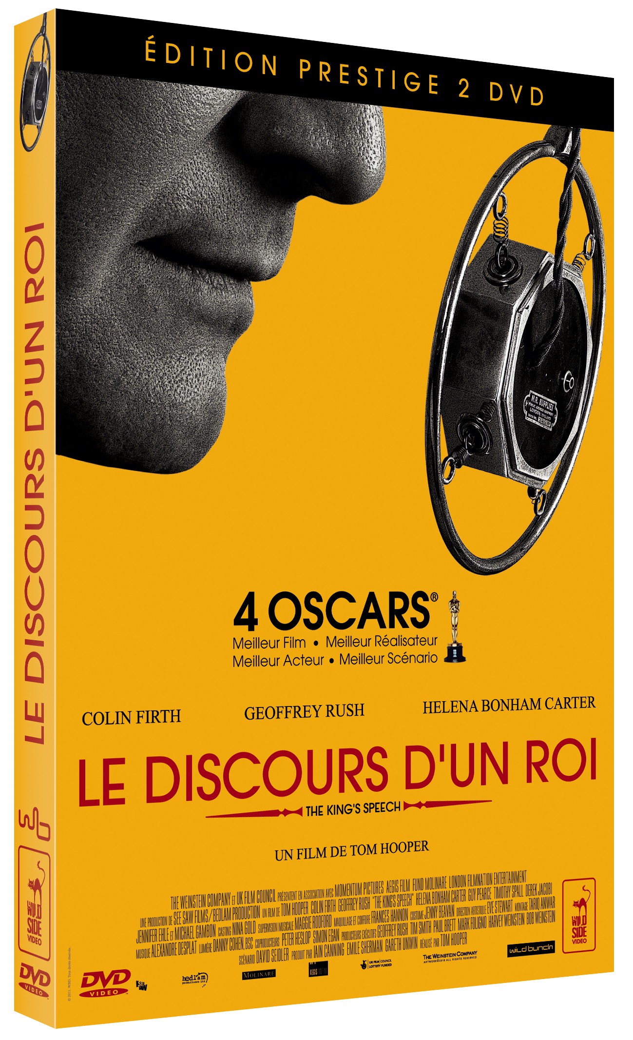 dvd le discours d'un roi 4 oscars