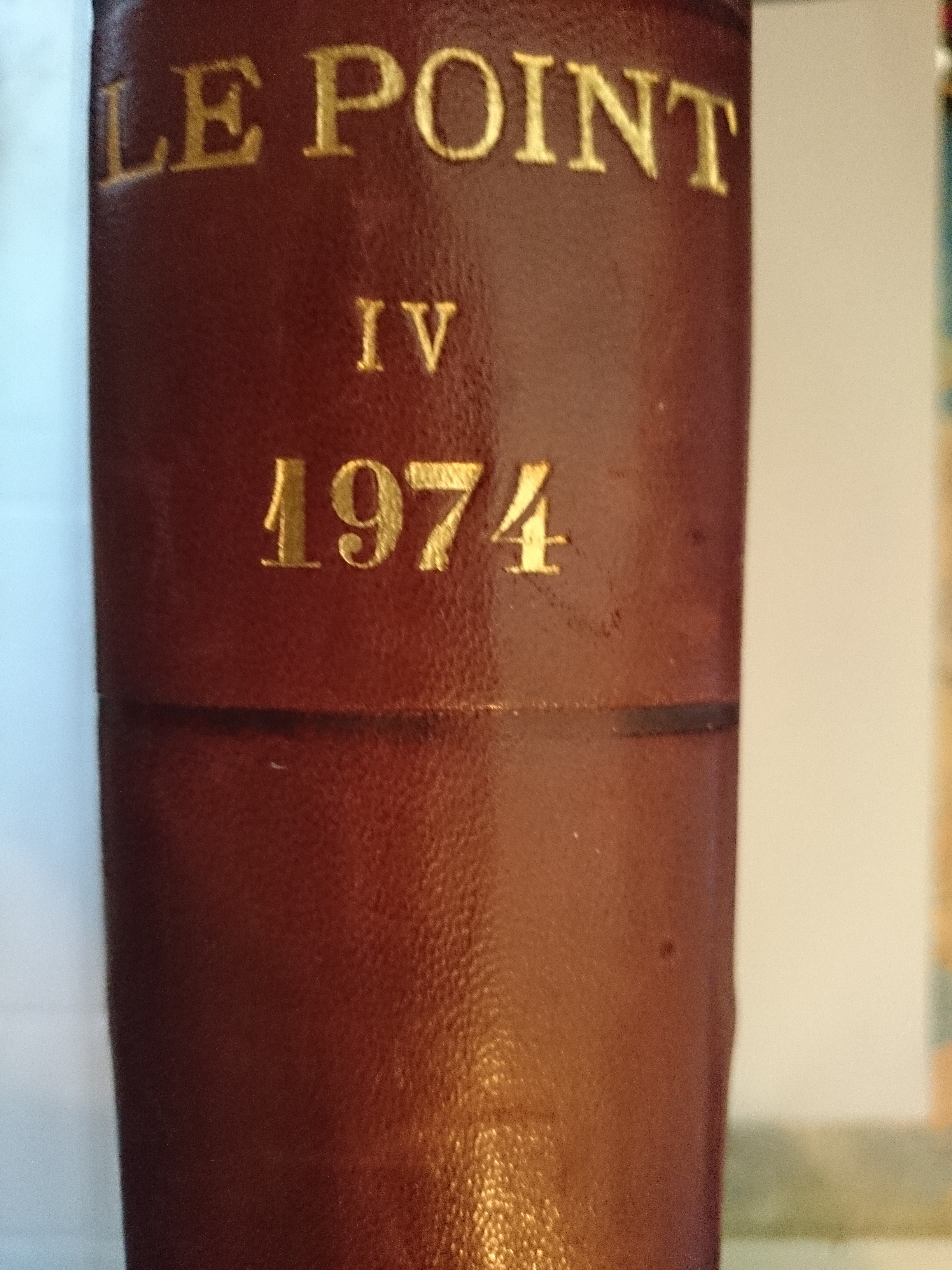 livre le point 1974