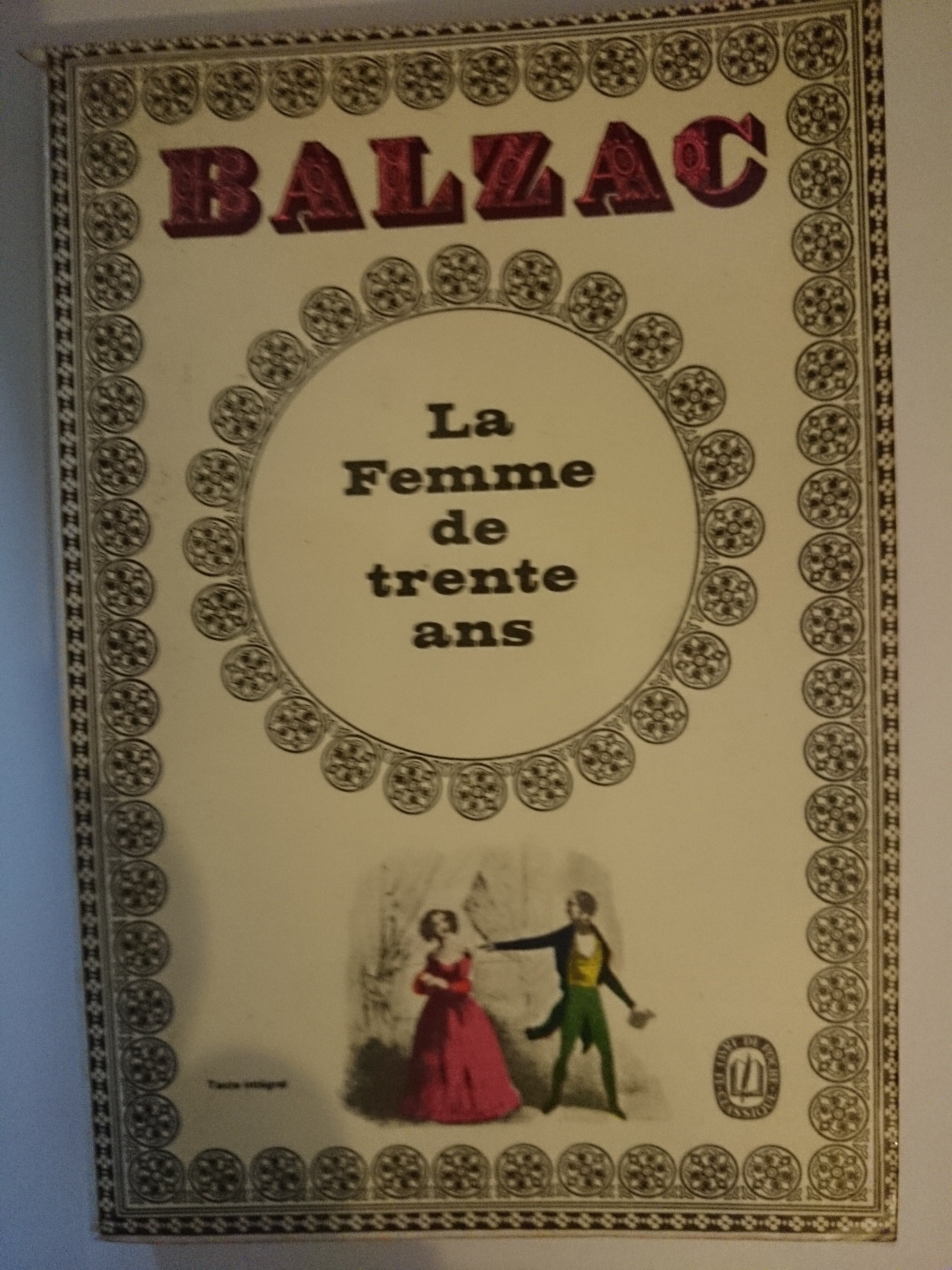 livre la femme de trente ans