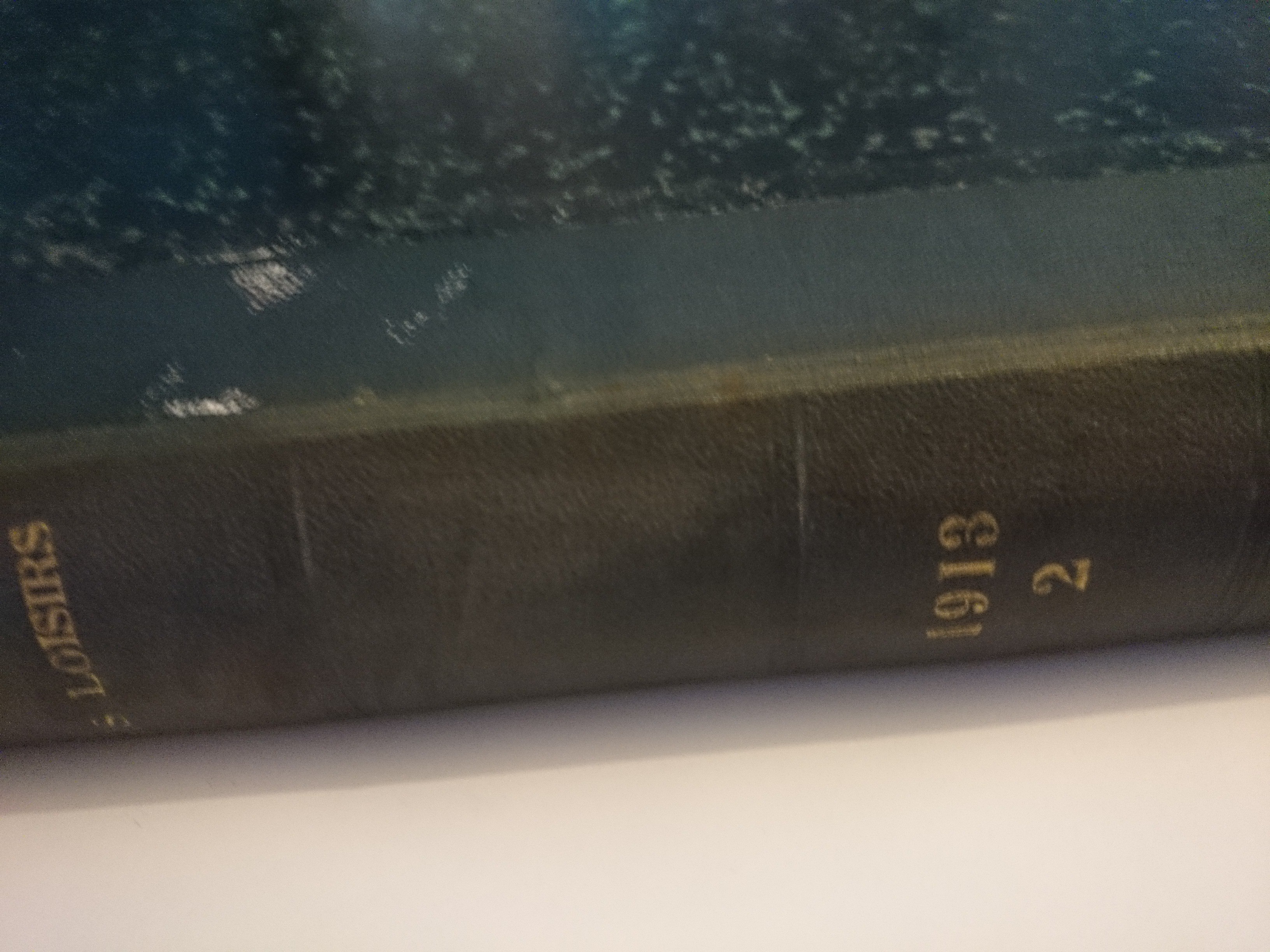 livre 1913 nos loisirs