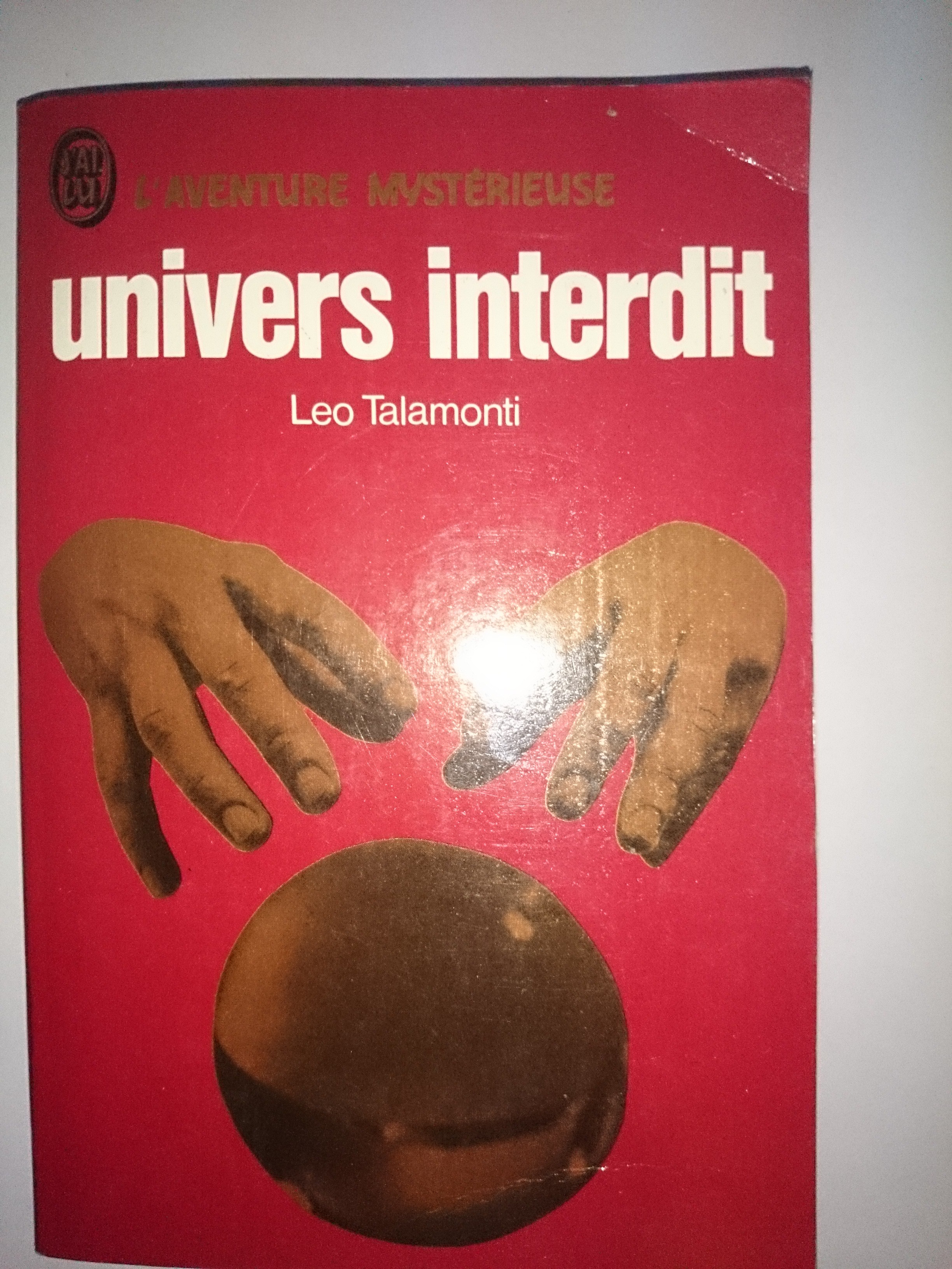 livre univers interdit