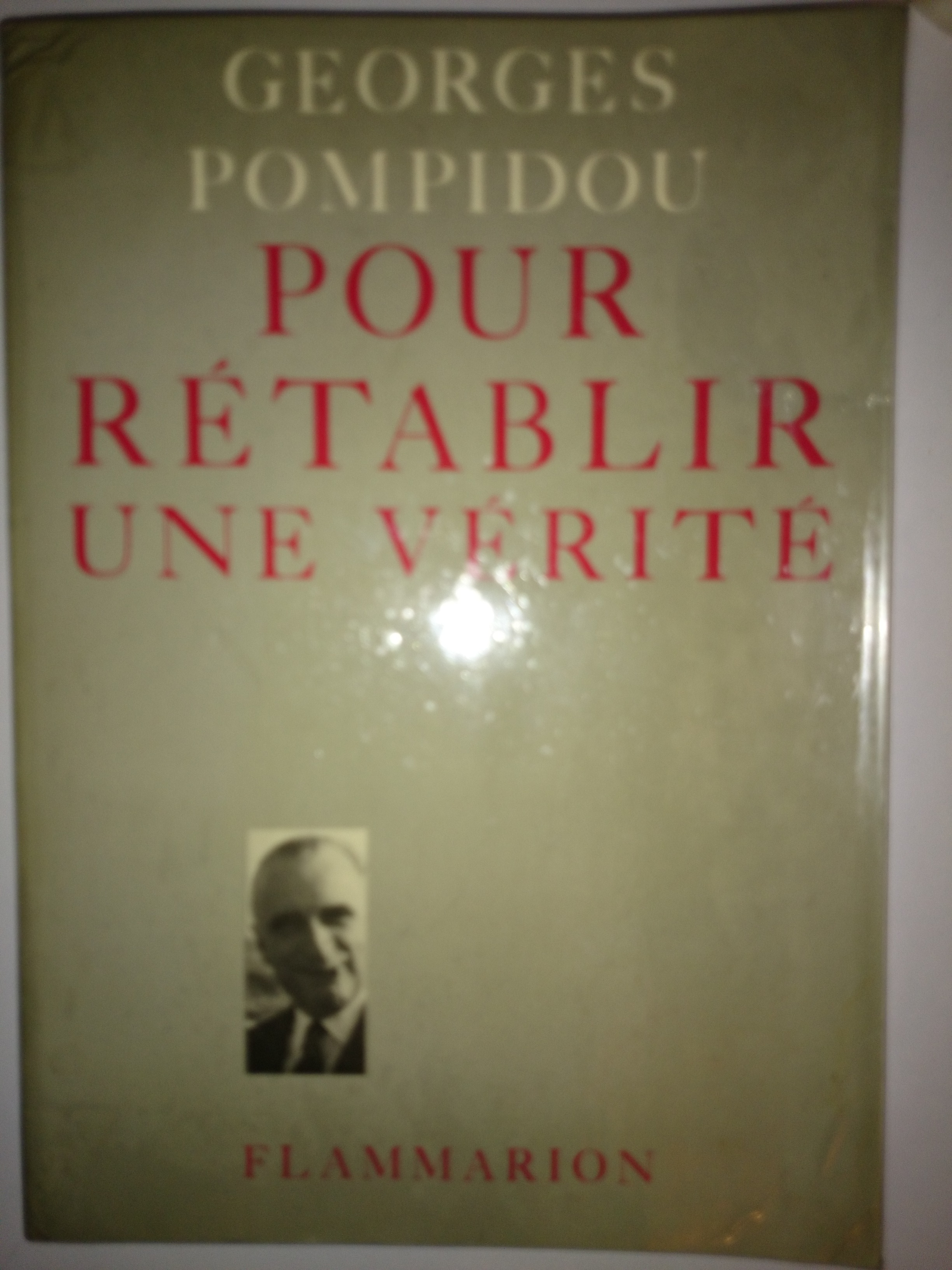 livre pour rétablir une vérité