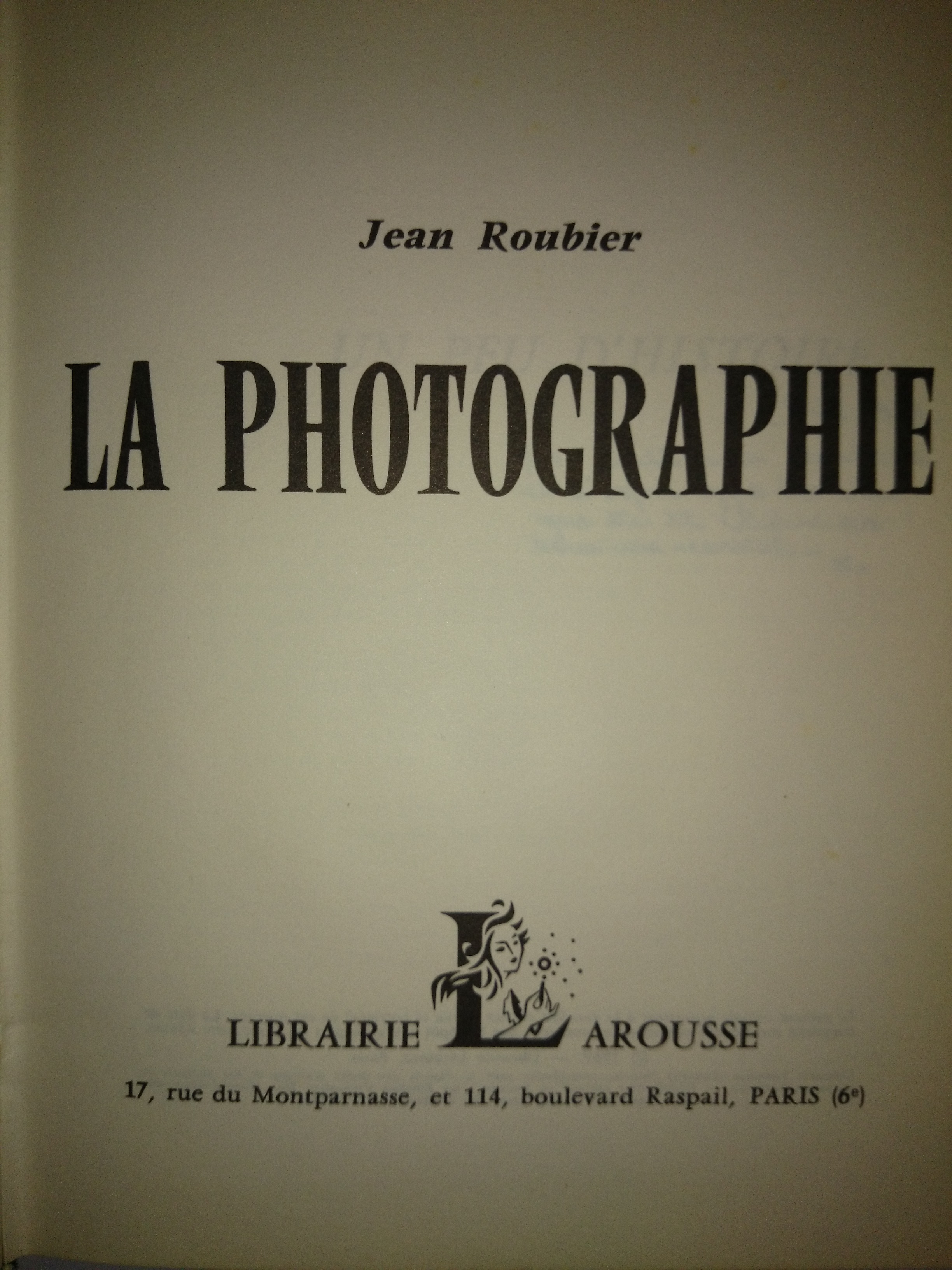livre la photographie